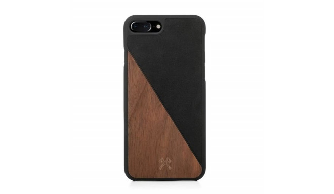 Woodcessories EcoSplit Wooden+Leather iPhone 7+ / 8+  Walnut/black eco249