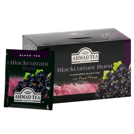 Must tee  Ahmad Alu Fruit Blackurrant, mustsõstra, 20 tk x 2 g (2 tk)