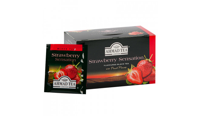 Must tee Ahmad Alu Strawberry, maasika, 20 tk x 2 g (2 tk)
