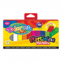 Plastiliin Colorino Kids, kandilised, 12 värvi