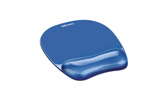 Fellowes hiirematt Crystal™ Gel randmetoega, sinine