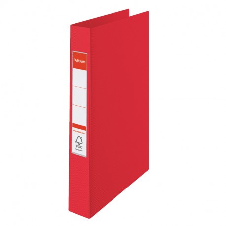 Rõngaskaaned Esselte VIVIDA A4 2R/25mm, selg 35mm, punane