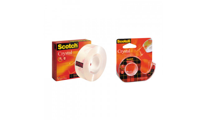 Teip 3M Scotch Crystal  kristallselge 600 19mmx33m