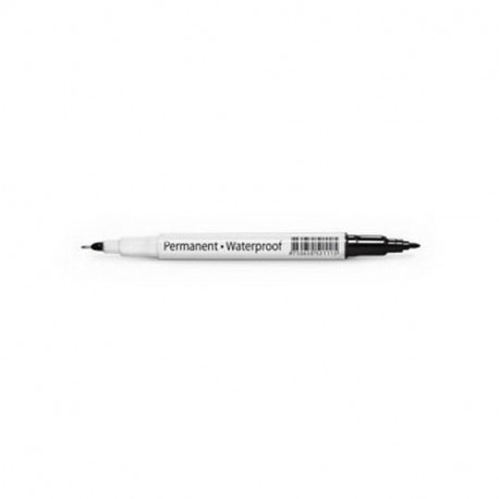 Marker permanentne Forpus kahe otsaga (0.6mm/1.0mm), must (2 tk)