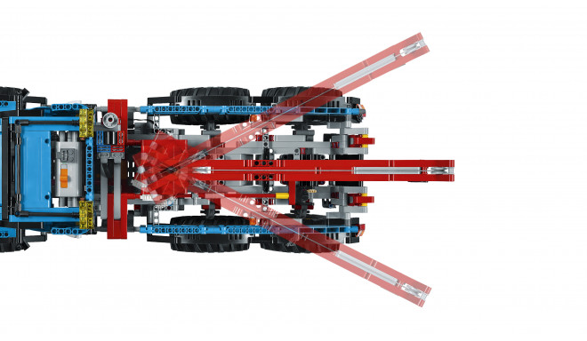 LEGO Technic Kuuerattaveoga maastikupuksiirauto