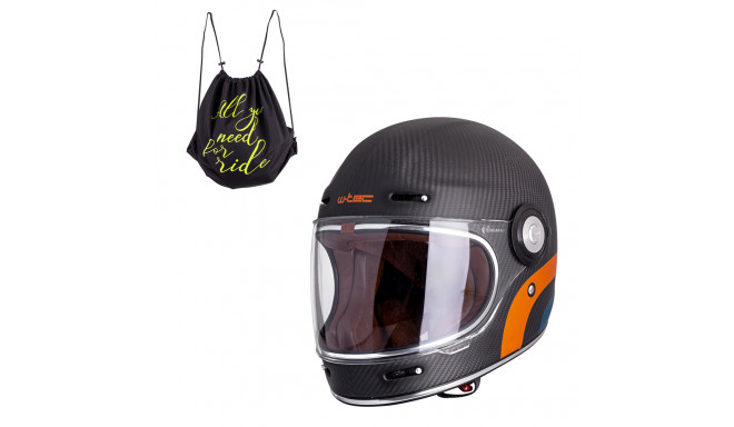 Motorcycle helmet  W-TEC Matt Carbon