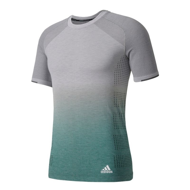 Men S Running Shirt Adidas Primeknit Wool Dip Dye M Az2899