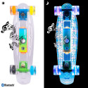 Light-Up Penny Board WORKER Ravery 22" with Bluetooth Speaker