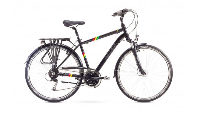 City bicycle for men 19 M ROMET WAGANT 3 black-green