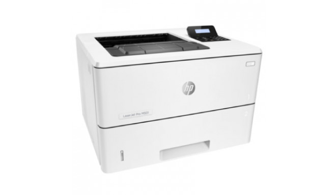 HP LaserJet Pro M501dn Printer - A4 Mono Laser, Print, Automatic Document Feeder, Auto-Duplex, LAN, 