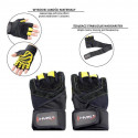 Adults training gloves black/yellow HMS XL