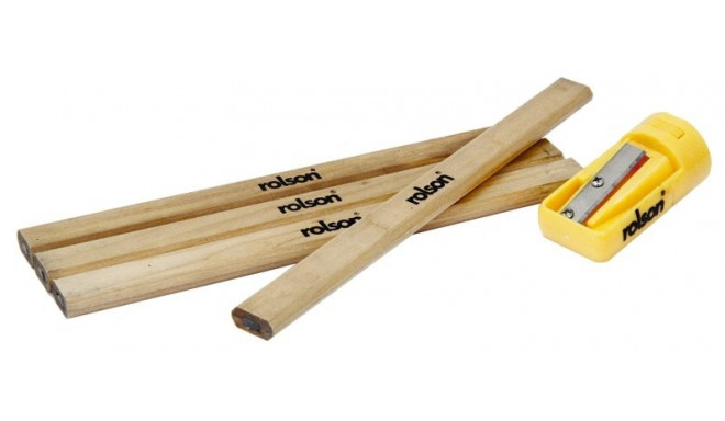 Rolson puusepapliiats 4tk + teritaja RL-56600