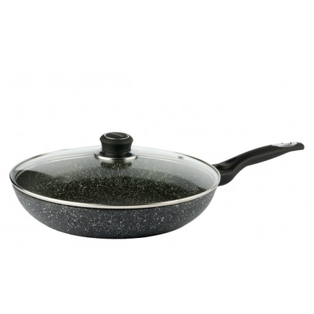 Tiross marmorkattega pann kaanega 24cm TS-1254P