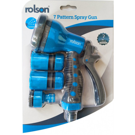Rolson kastmispüstol 7 funktsiooni + liitmikud RL-82925