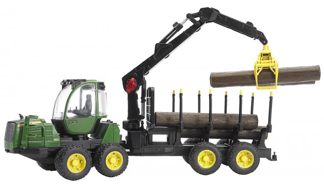 Bruder Professional Series John Deere 1210E Forwarder with 4 Trunks and Grab (02133)