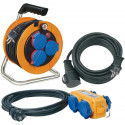 Brennenstuhl Power-Pack10+5+10m - extension cable drum