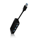 ICY BOX IB-AC517 - Hub USB3.0 + RJ45 Ethernet