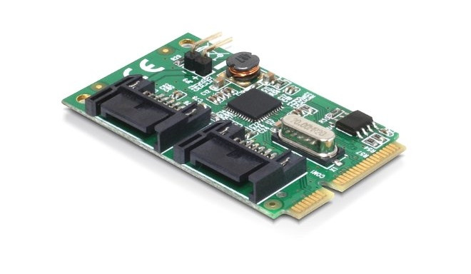 Delock controller MiniPCIe I/O PCIe 2xSATA 6Gb/s