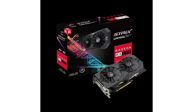 Asus graphics card Radeon RX 570 ROG Strix Gaming 4GB