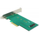 DeLOCK Adapter PCIe x4 - 1 x M.2 Key M NVMe Low Profile