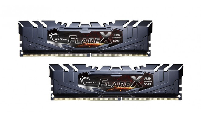 G.Skill RAM DDR4 16GB 3200-CL14 Flare X - Dual-Kit - Black
