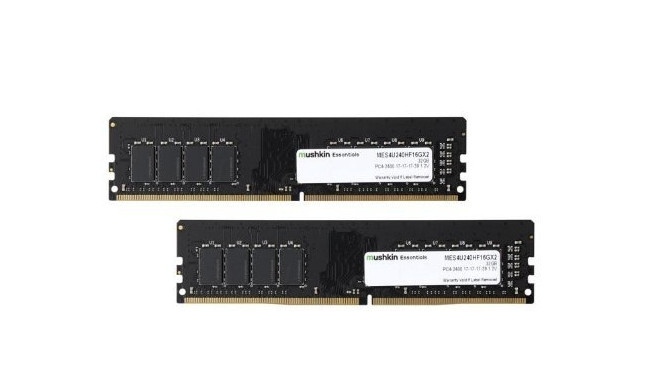 Mushkin DDR4 32 GB 2400-CL17 - Dual-Kit - Essentials