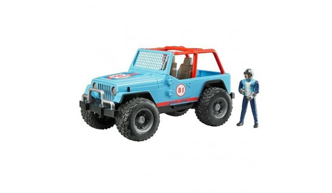 Bruder Professional Series Jeep Cross country Racer blue with driver - 02541