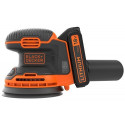 Black&Decker Battery Orbital Sander BDCROS18-QW - 400mA charger, 1x Ah battery,