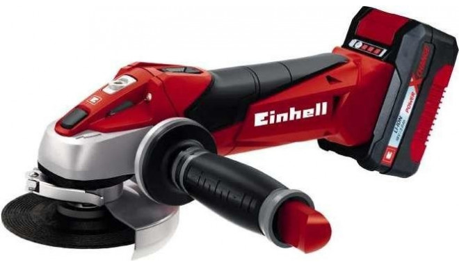 Einhell cordless angle grinder TE-AG 18/115 Li Kit, 18 Volt (red / black, E-Box S35 Li-Ion battery 3