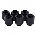 Alphacool Eiszapfen hose fitting 1/4" on 13/10mm, 6-pack black - 17228