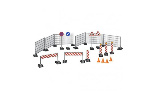 BRUDER equipment: Fences, pylons, shieldsr - 62007