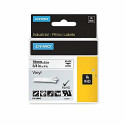 Dymo Rhino Band Vinyl black / white 19mmx5,5m