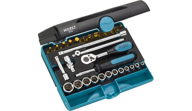 Hazet 854-1 bit set/wrench set 1/4" - 33-pieces