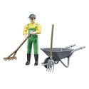 BRUDER figure set farmer with accessories - 62610