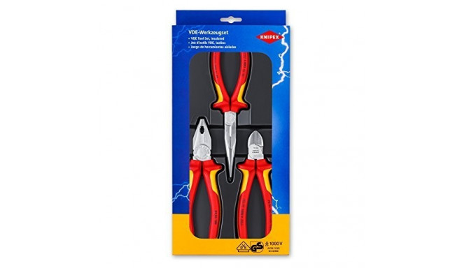 Knipex 00 20 12 Electro pliers set - 3-pieces