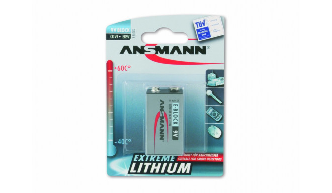 Ansmann Extr. Lithium 1xE LI/ 9V