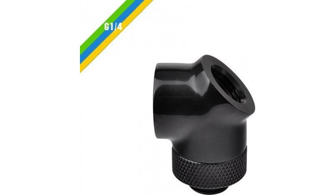 Thermaltake Pacific G1/4 45 & 90° Adapter black