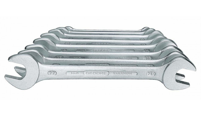 Gedore double open end wrench set - 8-piece - 6mm-22mm - wrench