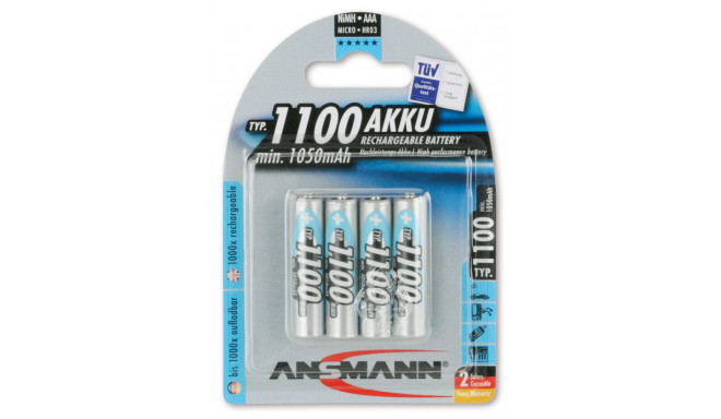 Ansmann 4xAAA NM 1.2V/ 1100mAh