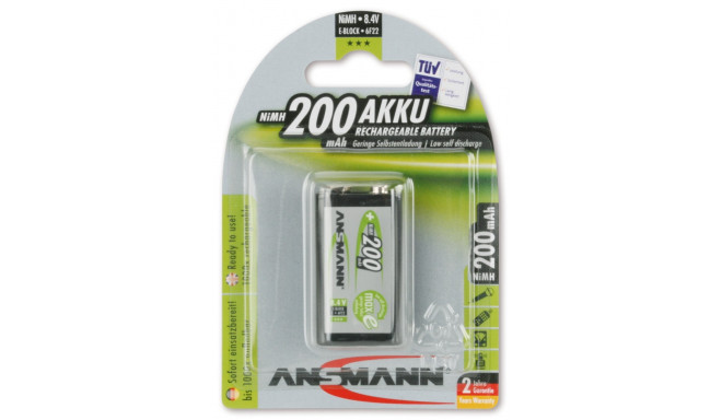 Ansmann maxE 1xE NM 9.0V/ 200mAh