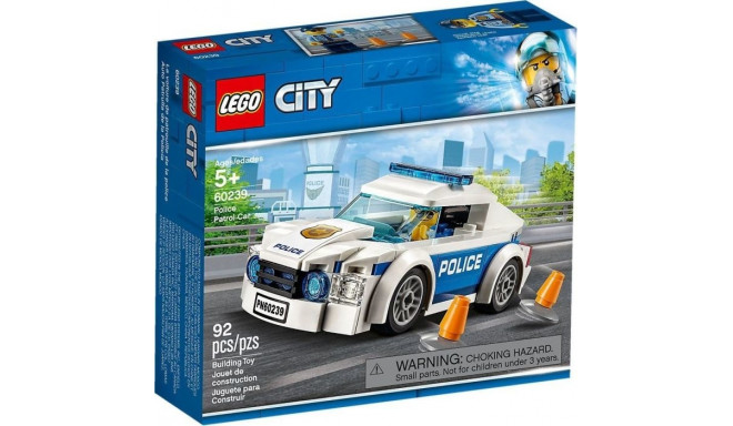 LEGO City mänguklotsid Politseipatrulli auto (60239)