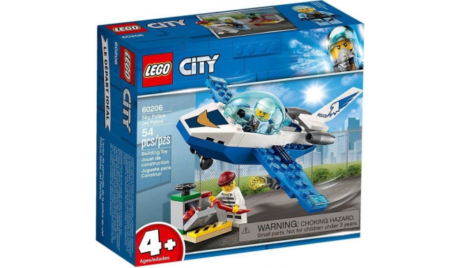 LEGO City bricks Police Aircraft Patrol (60206)