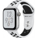 Apple Watch Series 4 - platin/black - 40mm - Aluminium - MU6H2FD/A
