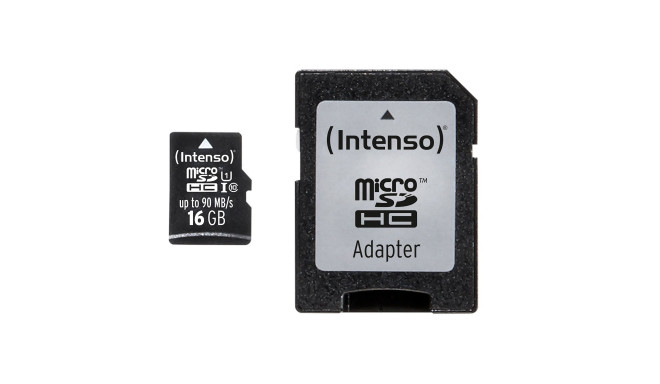 Intenso microSDHC Professional 16GB, UHS-I/Class 10 (3433470)