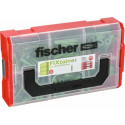 Fischer FIXtainer - UX green box - dowel - 210 pieces