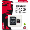 Kingston mälukaart microSDXC 256GB Canvas Select UHS-I U1