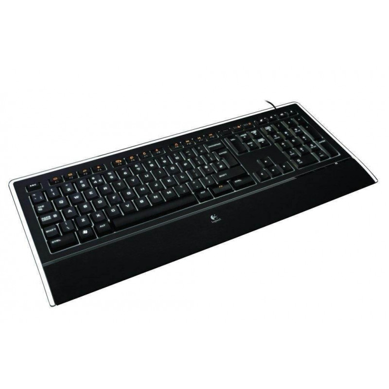 Logitech keyboard K740 Illuminated, black - Keyboards Photopoint.lv