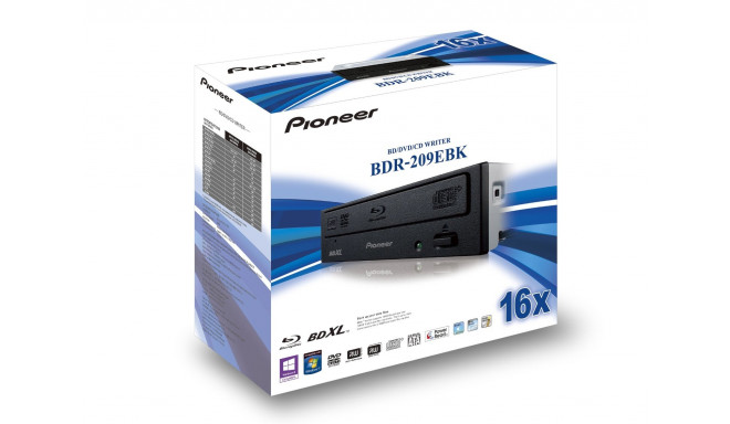Pioneer DVD-kirjutaja BDR-209EBK 16x SA, must