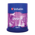 Verbatim DVD+R 4.7GB 16x 100tk tornis