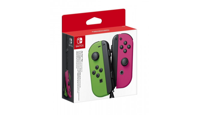 Nintendo mängupult Joy-Con 2tk, roheline/neoonroosa